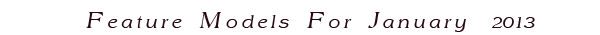 Feature Models